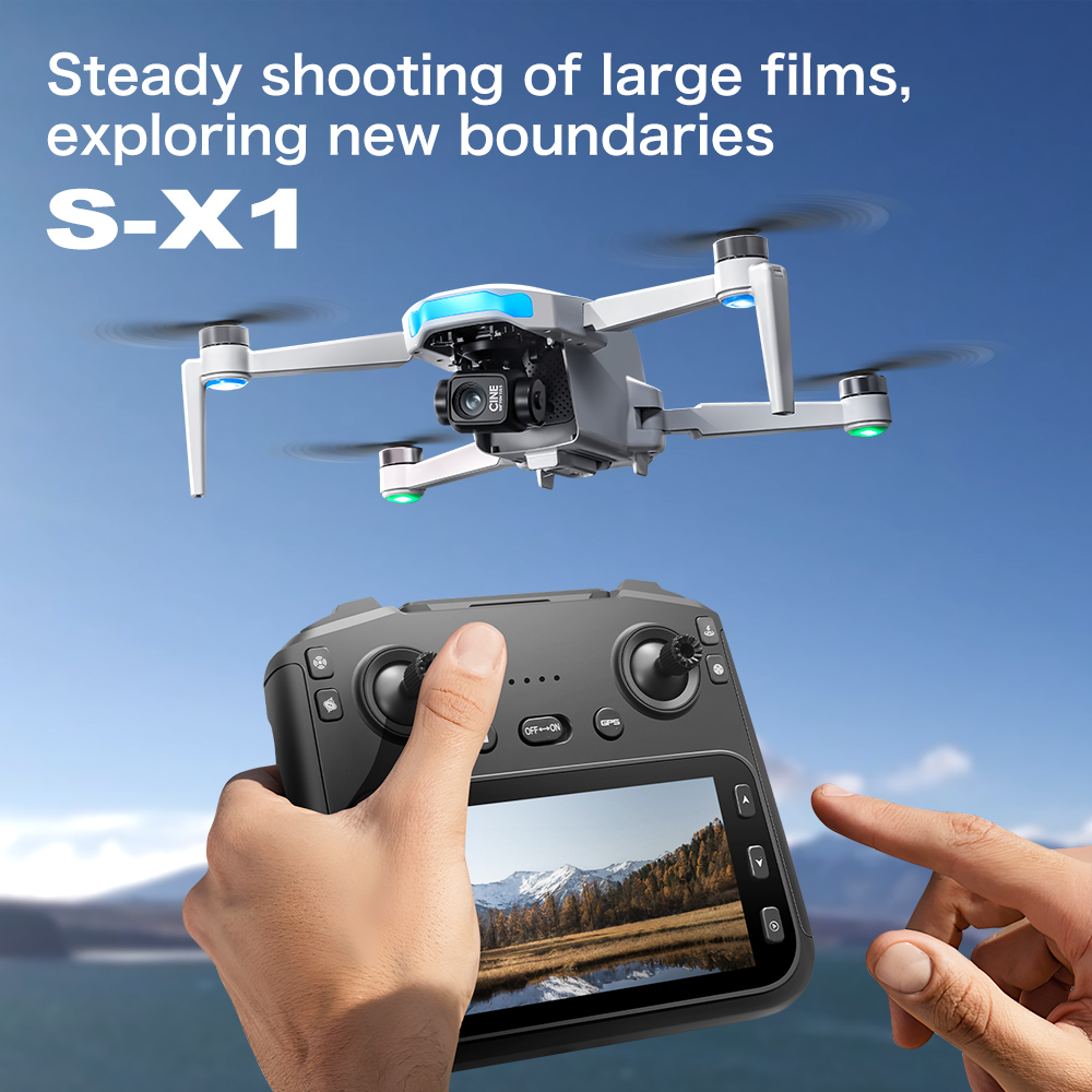 Original S-X1 GPS Foldable RC  - đánh giá và giá Drone Gps Mount