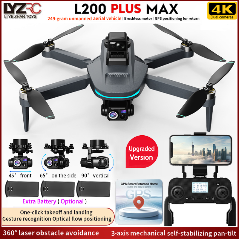 NEW L200 PLUS MAX GPS Drone 5G - đánh giá và giá Drone Gimbal